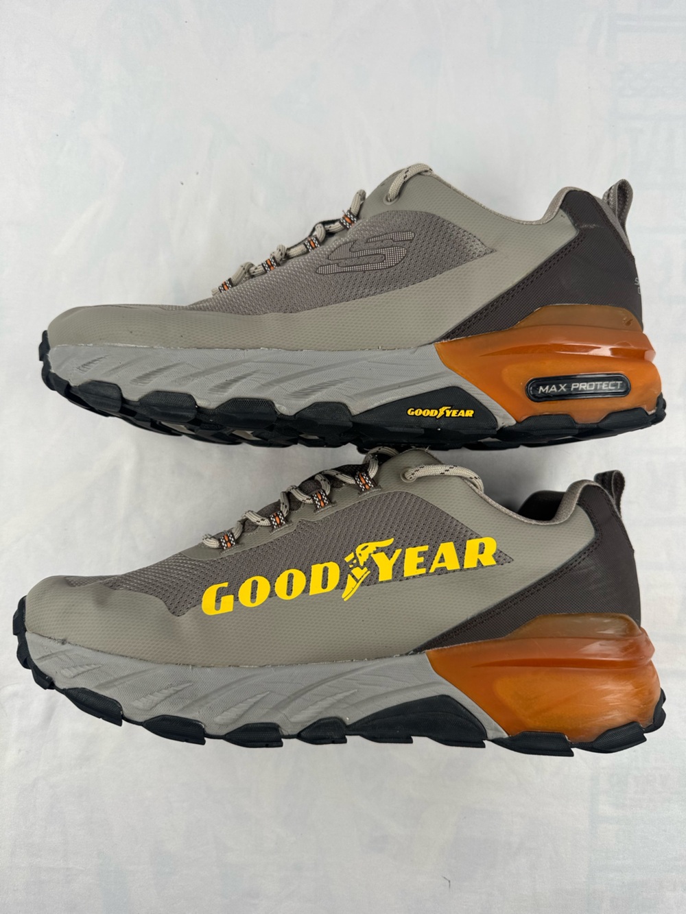 Skechers Men’s Max Protect Fast Track Goodyear Trail Hiking Sneakers - Picture 7 of 12